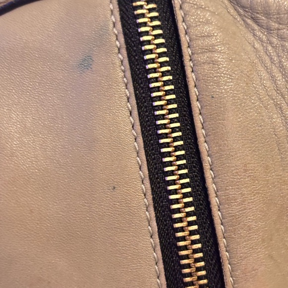 Chloé Madeleine Taupe Smooth Leather Medium Size Boston Duffle Bag - Picture 4 of 14